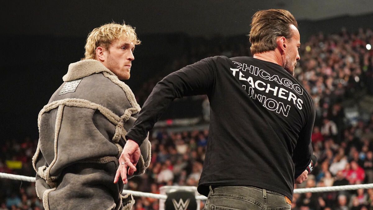 Logan Paul and CM Punk on RAW (Picture Courtesy: WWE.com)