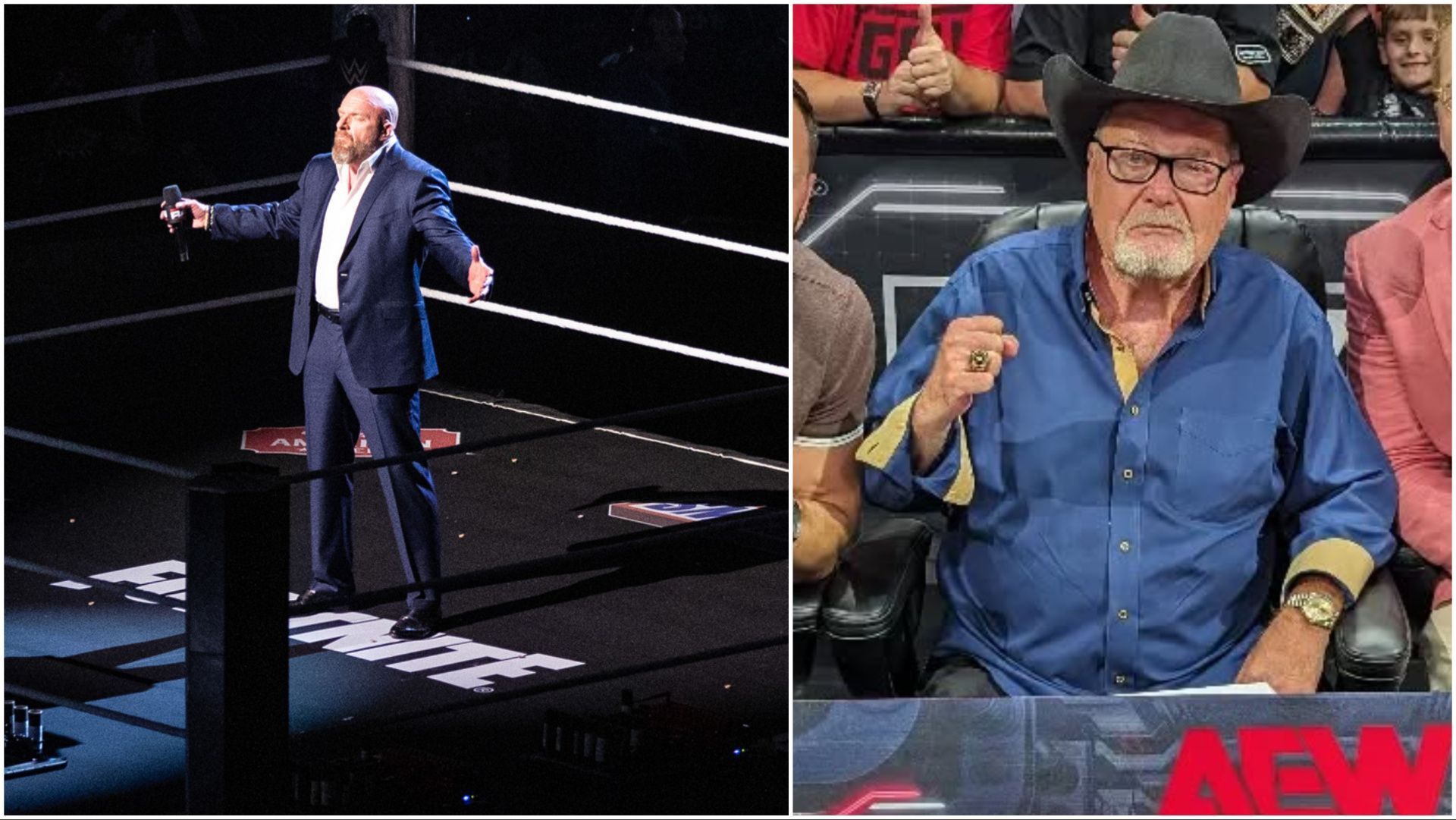 Triple H on WWE RAW, Jim Ross on AEW Collision