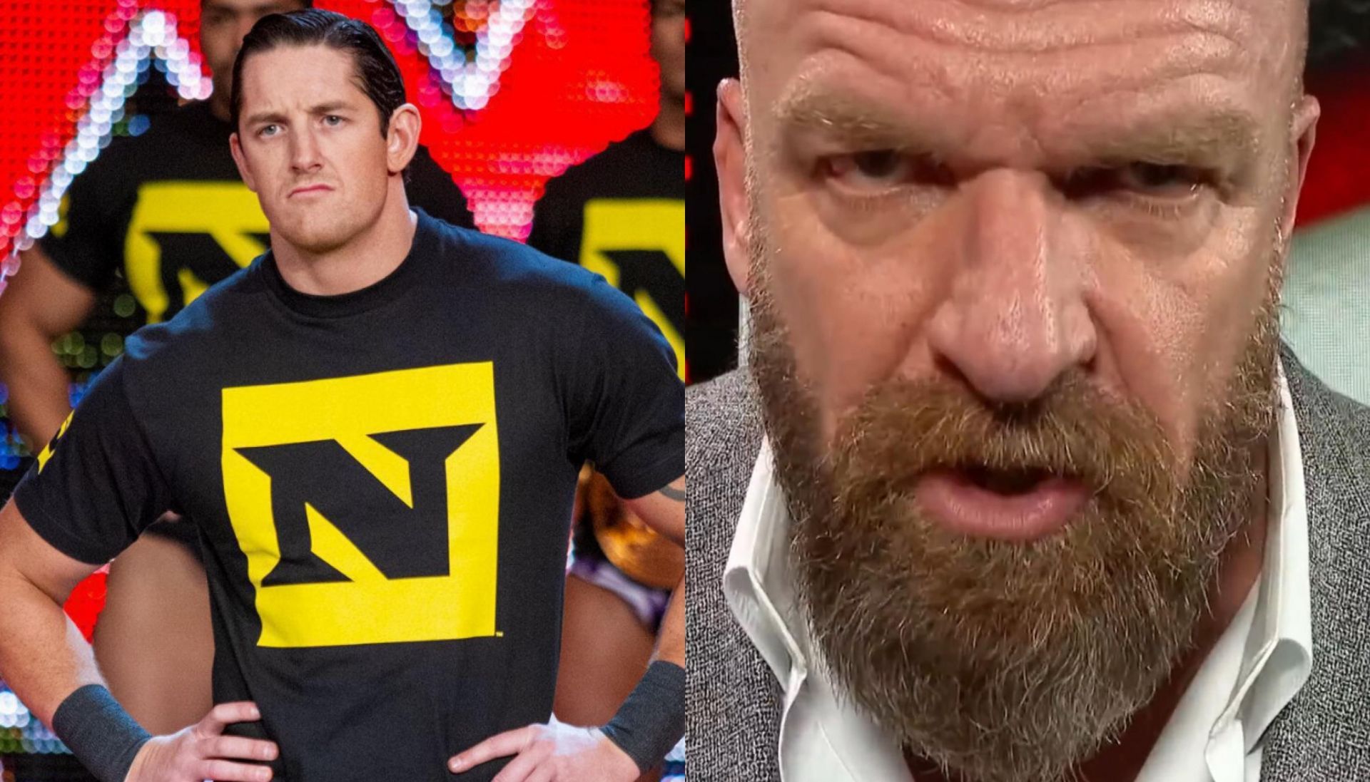 Wade Barrett (left), Triple H (right)  [Image Credits: wwe.com]