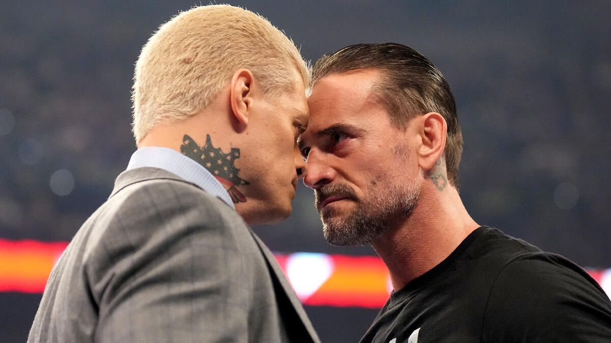 Cody Rhodes and CM Punk head-to-head. (Image credits: wwe.com)