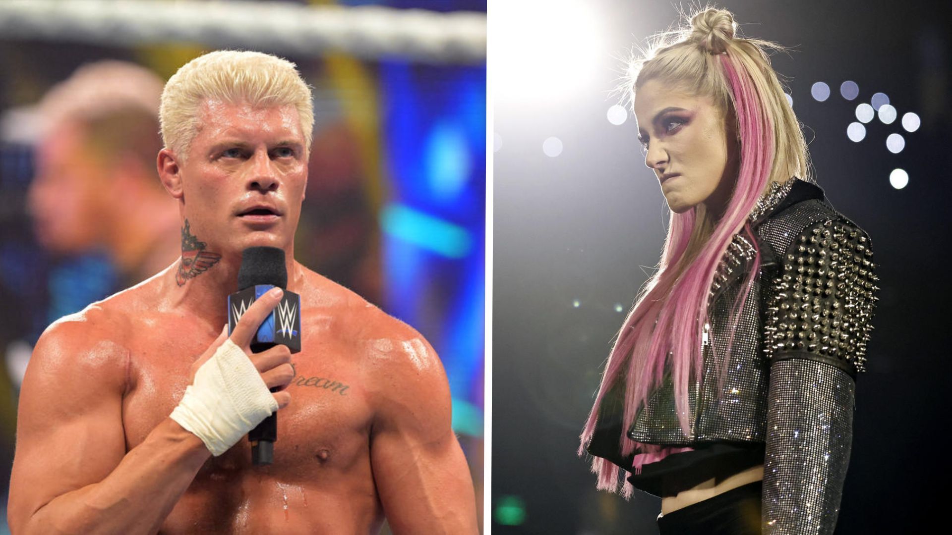 Cody Rhodes (left) and Alexa Bliss (right) [Image Credits: WWE.com]