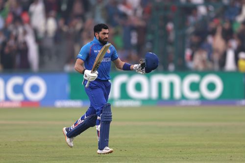 Ibrahim Zadran scored 177 runs off 146 deliveries in Afghanistan's 2025 Champions Trophy clash against England. [P/C: Getty]