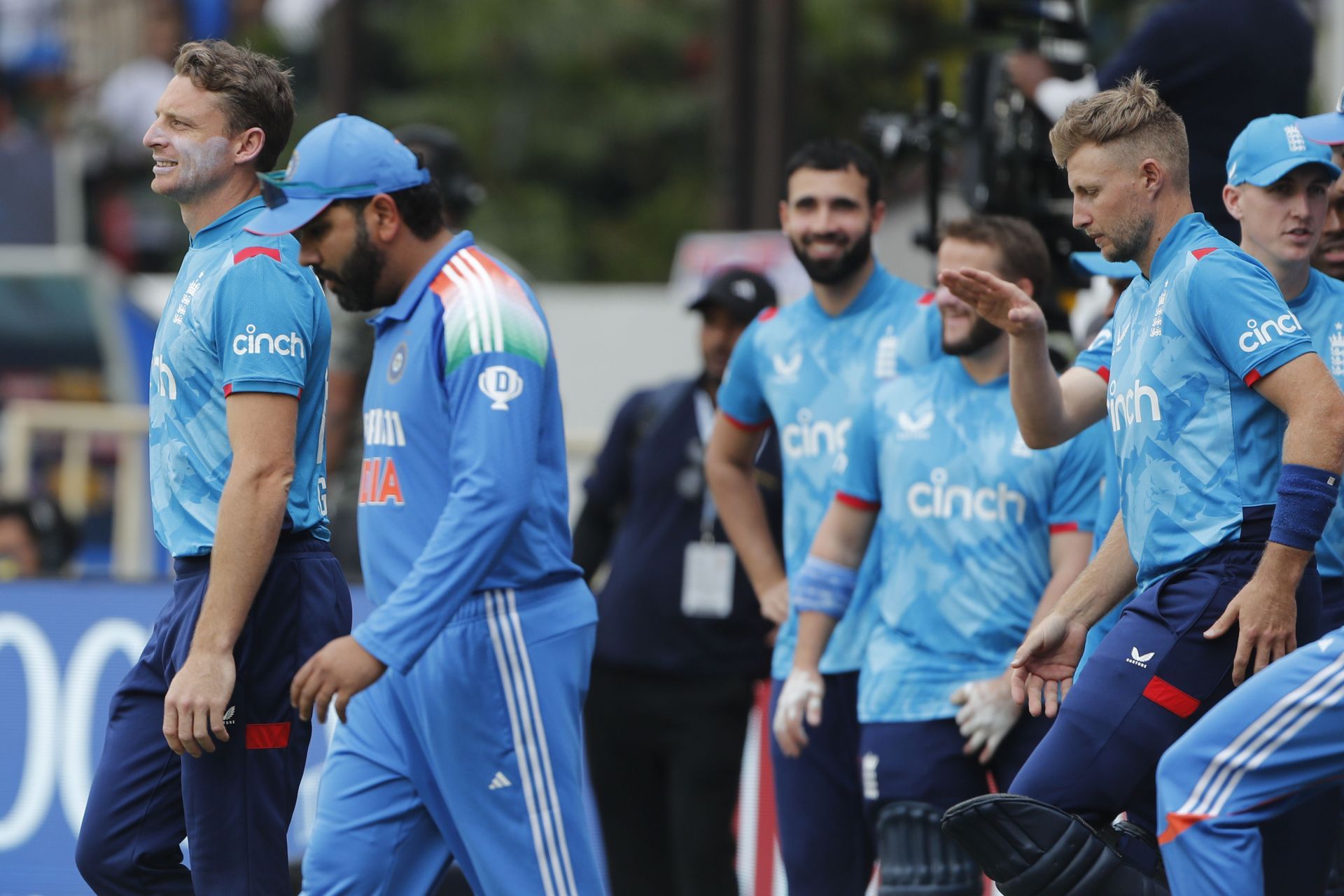 Jos Buttler and Rohit Sharma lead their respective teams on the field. (Credits: Getty)