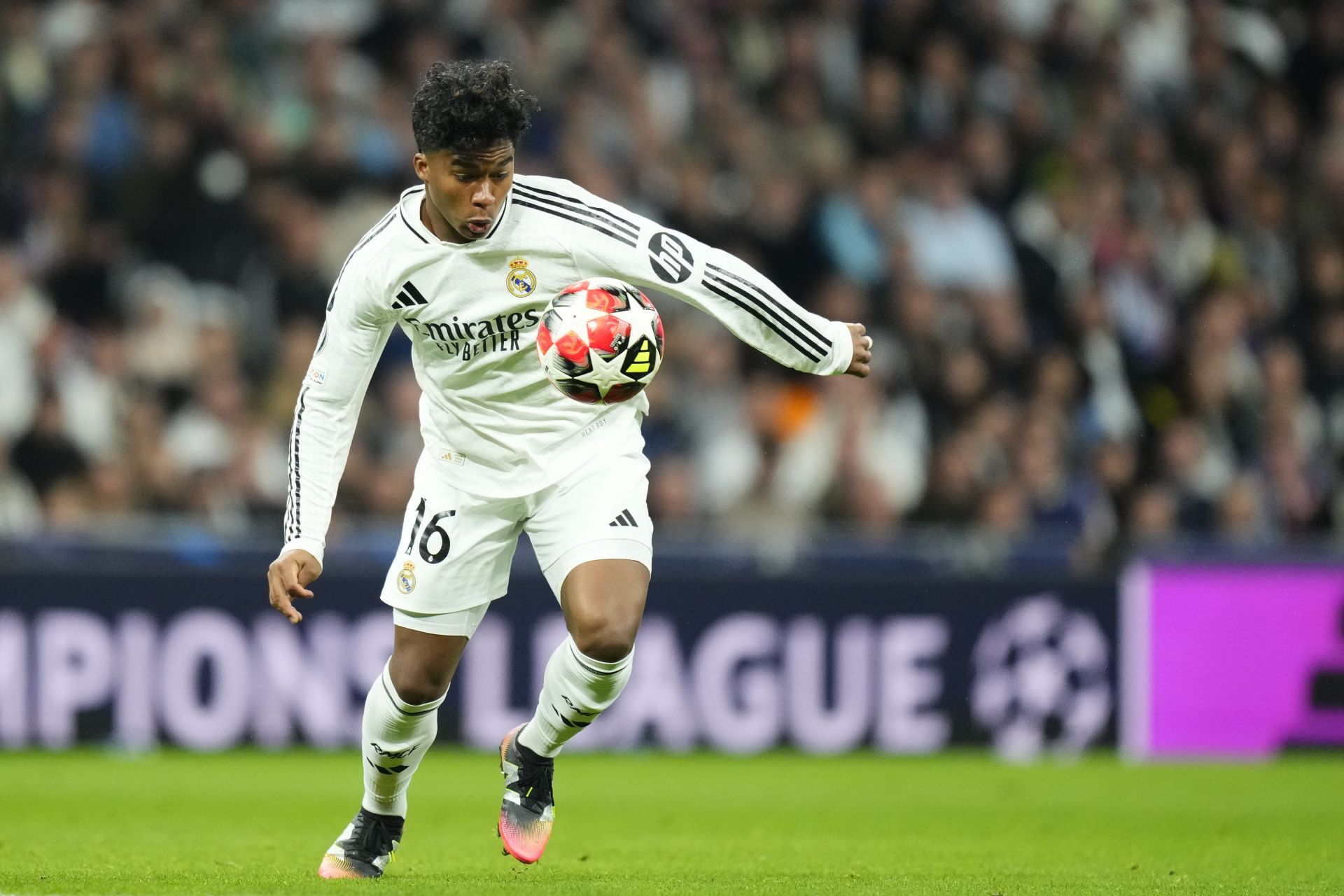 Endrick arrived at the Santiago Bernabeu last summer