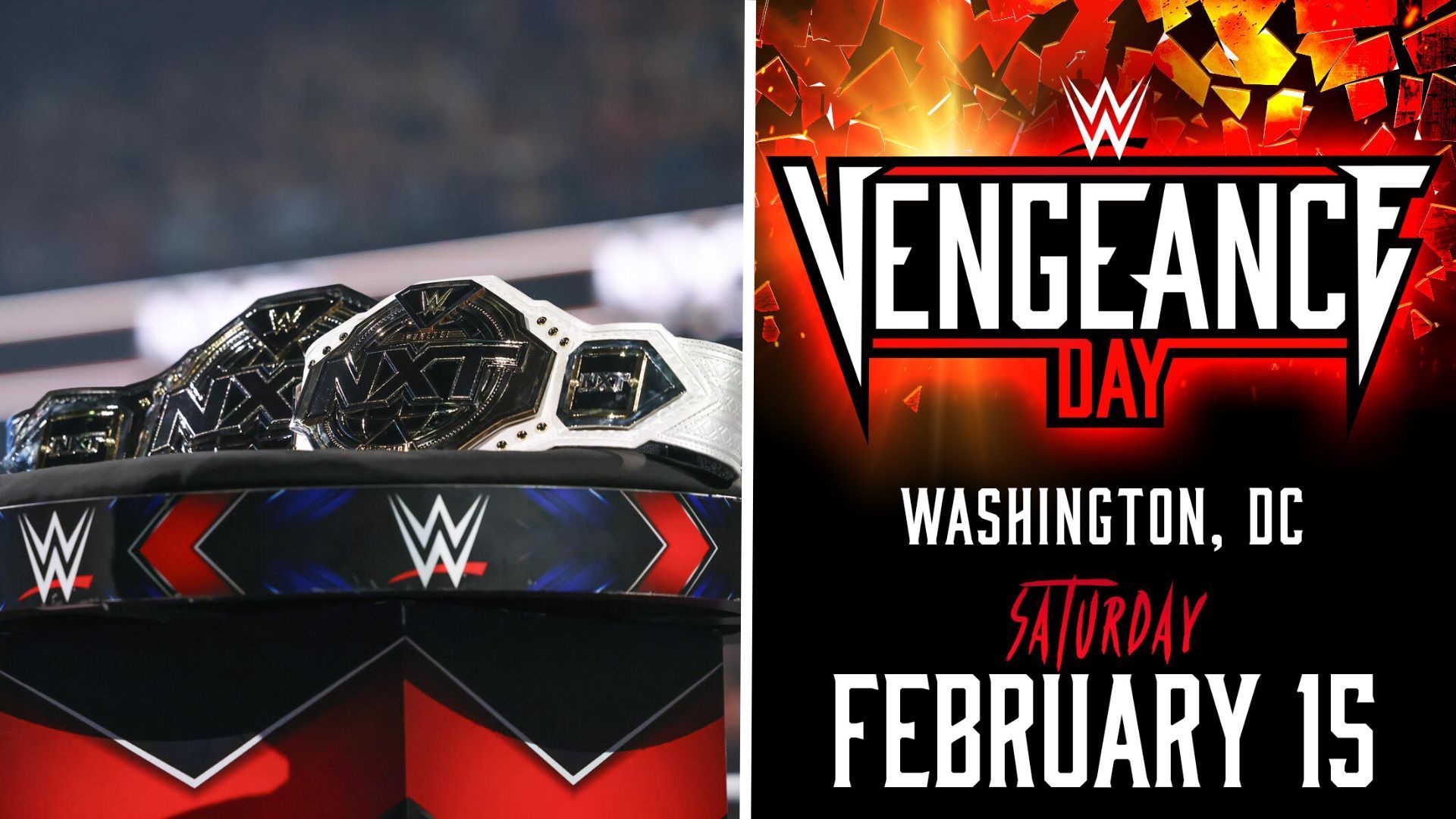 NXT will hold WWE Vengeance Day this weekend [Image Credits: WWE.com and WWE on X]