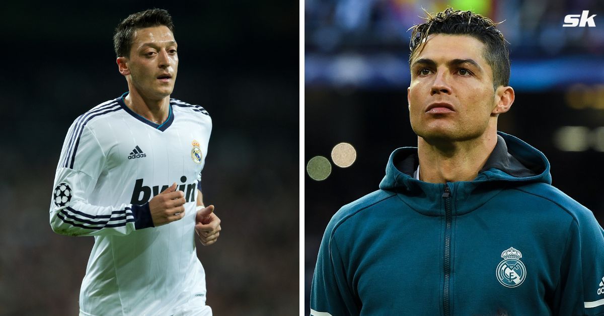 Mesut Ozil and Cristiano Ronaldo