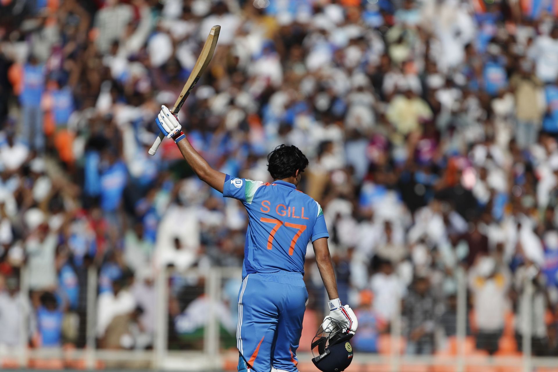 Gill smashed his seventh ODI century in the series finale against England [Credit: Getty]