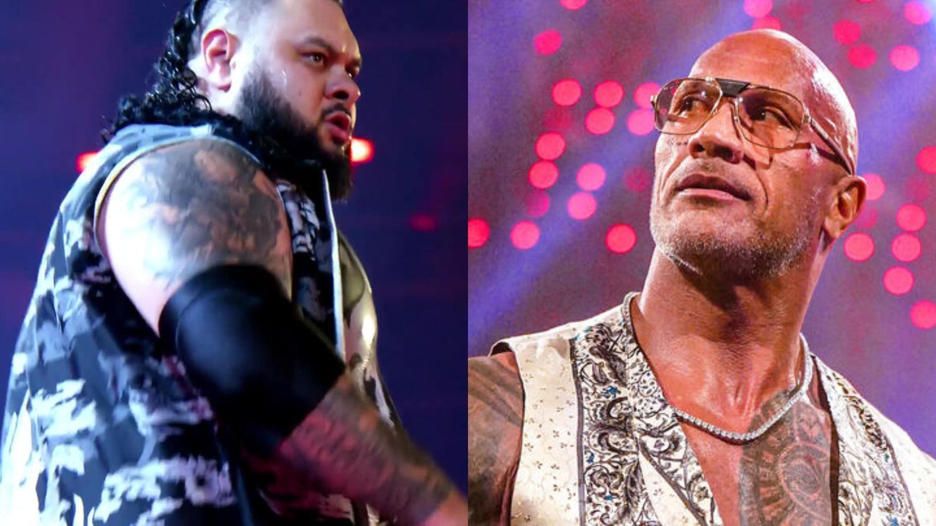 Bronson Reed (left), The Rock (right) (Image Credits: WWE.com)