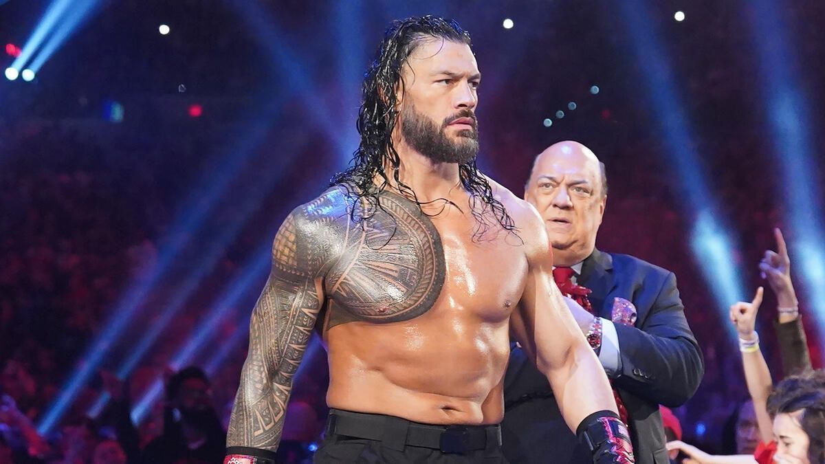 Roman Reigns with Paul Heyman at Royal Rumble 2025  (Picture courtesy: WWE.com)