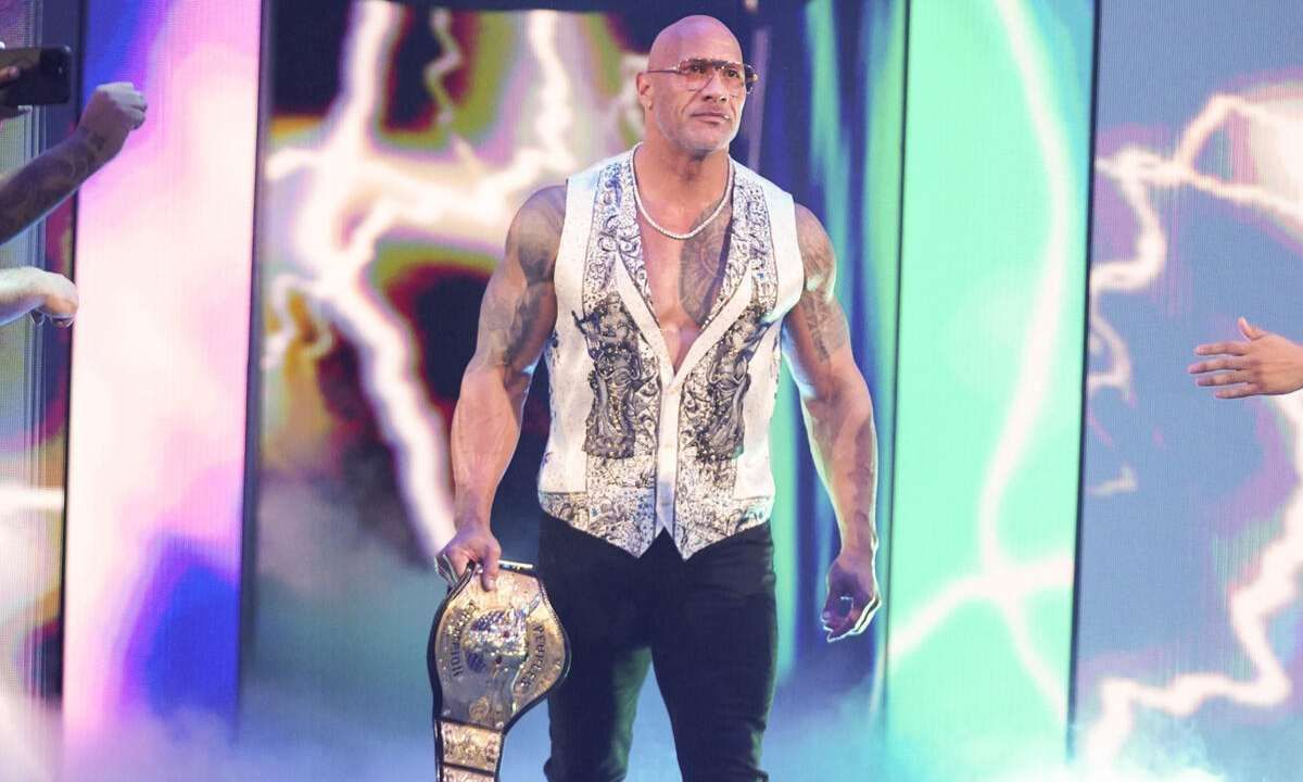 WWE superstar, The Rock.  Photo credit: WWE.com