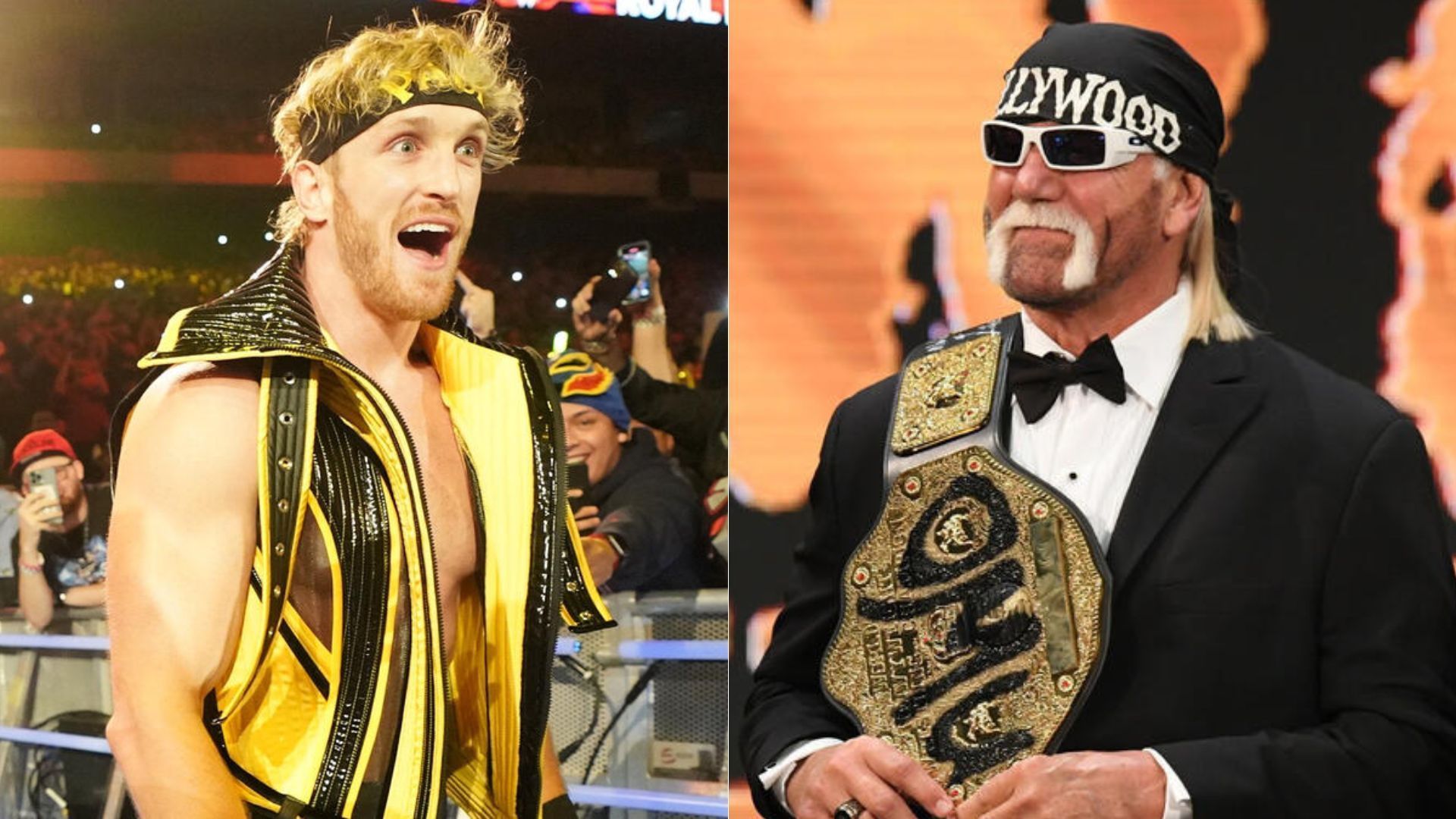 Logan Paul (left); Hulk Hogan (right) [Image Credits: wwe.com]