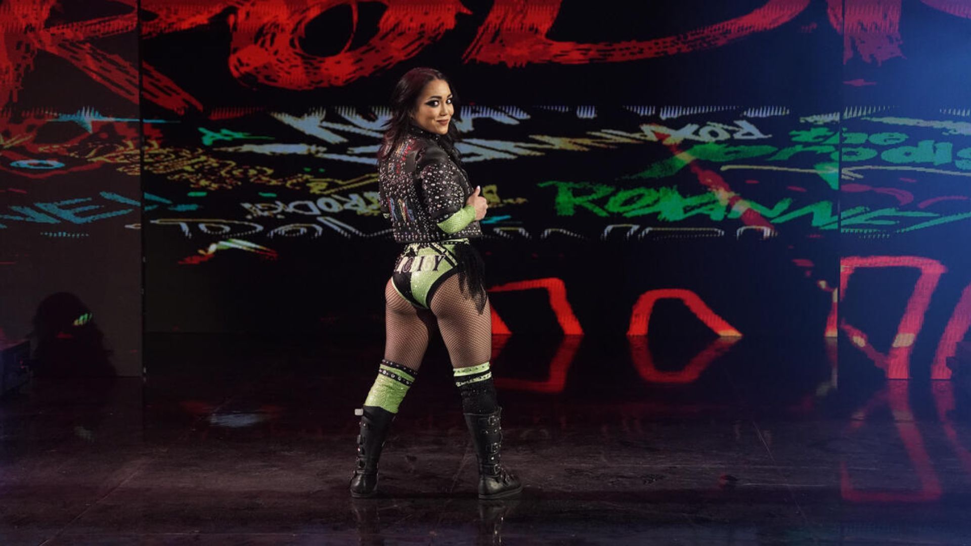 Roxanne Perez on WWE RAW! [Image credit: WWE.com]