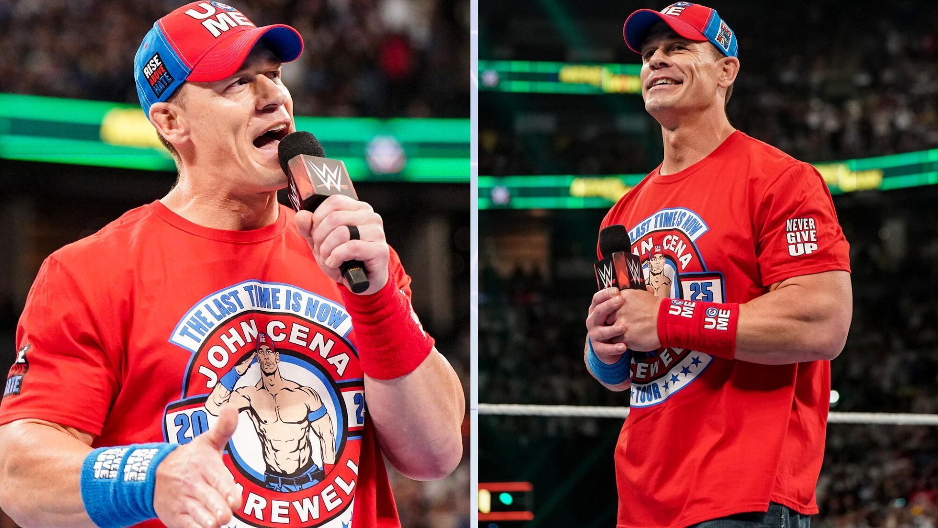 John Cena is on his retirement tour in 2025. [Images Source: WWE.com]