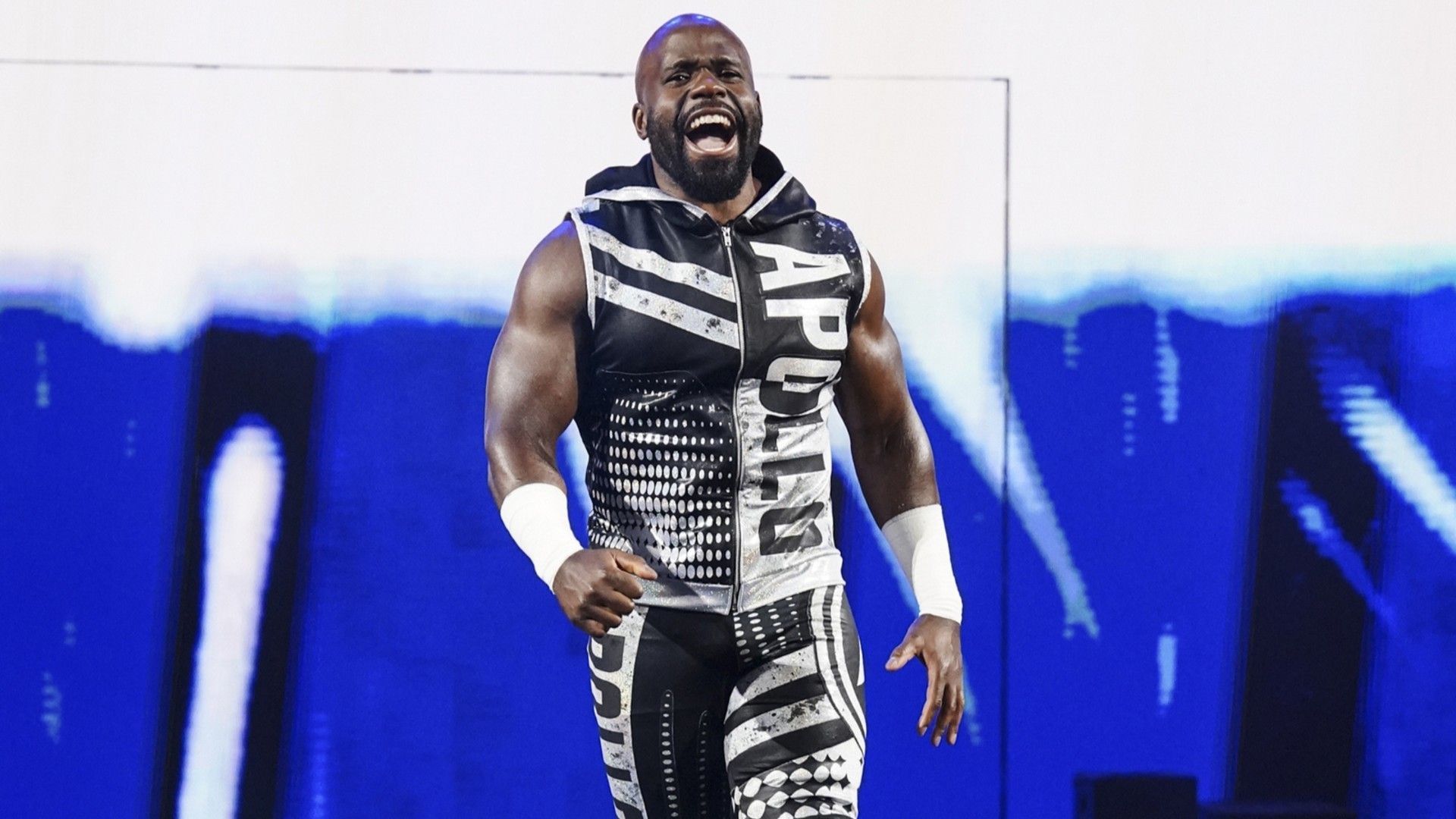 Apollo Crews heads to the ring on WWE SmackDown