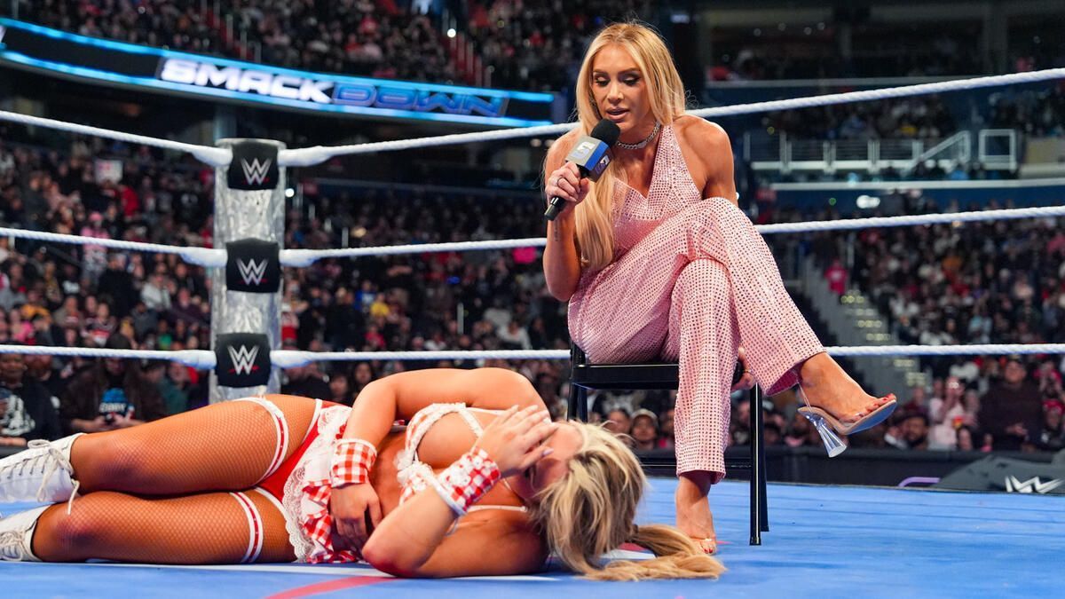 Charlotte Flair challenged Tiffany Stratton on WWE SmackDown (Image Credits: WWE.com)