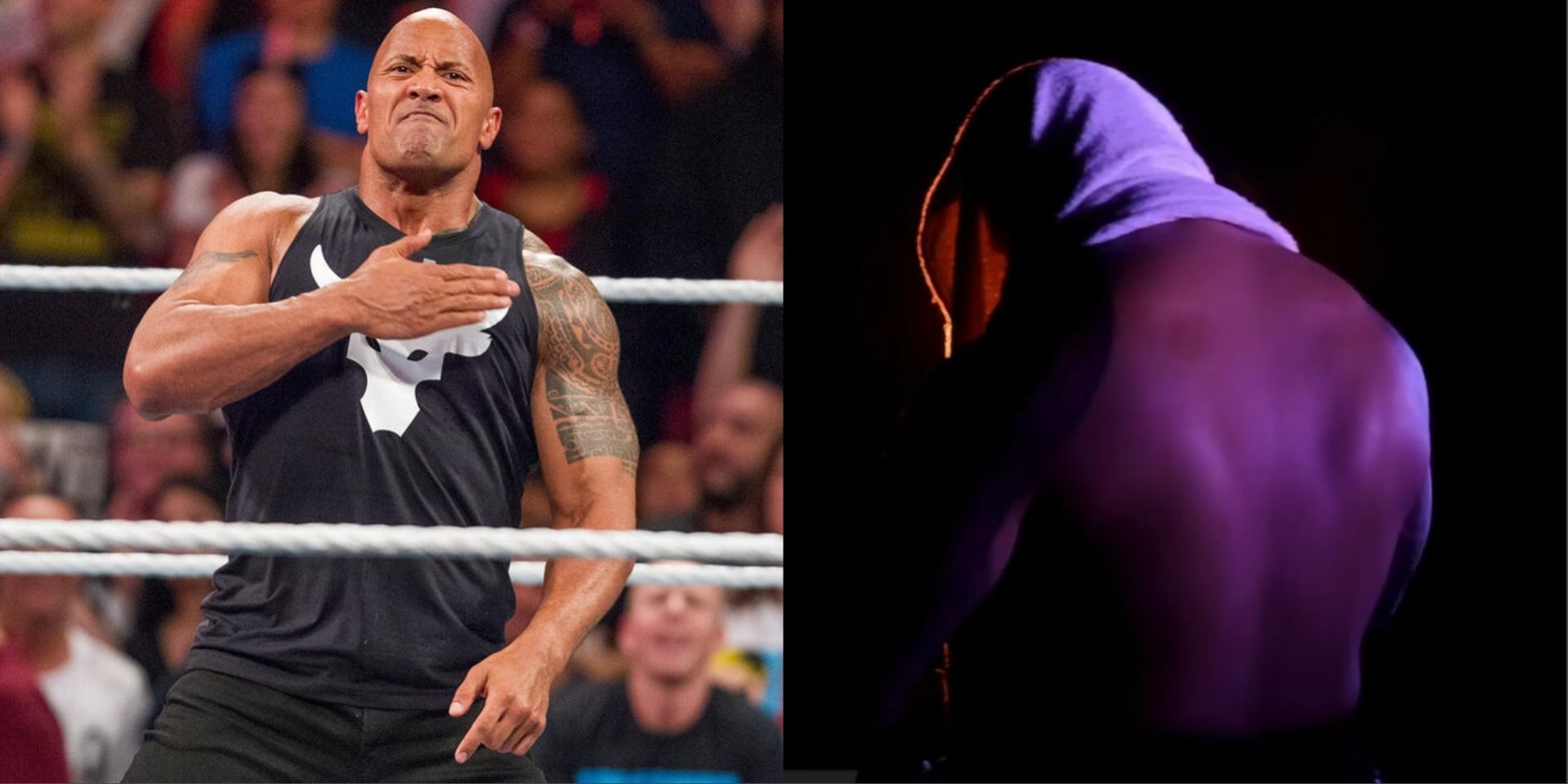 The Rock will return tonight. (Images via WWE.com &amp; WWE YouTube)