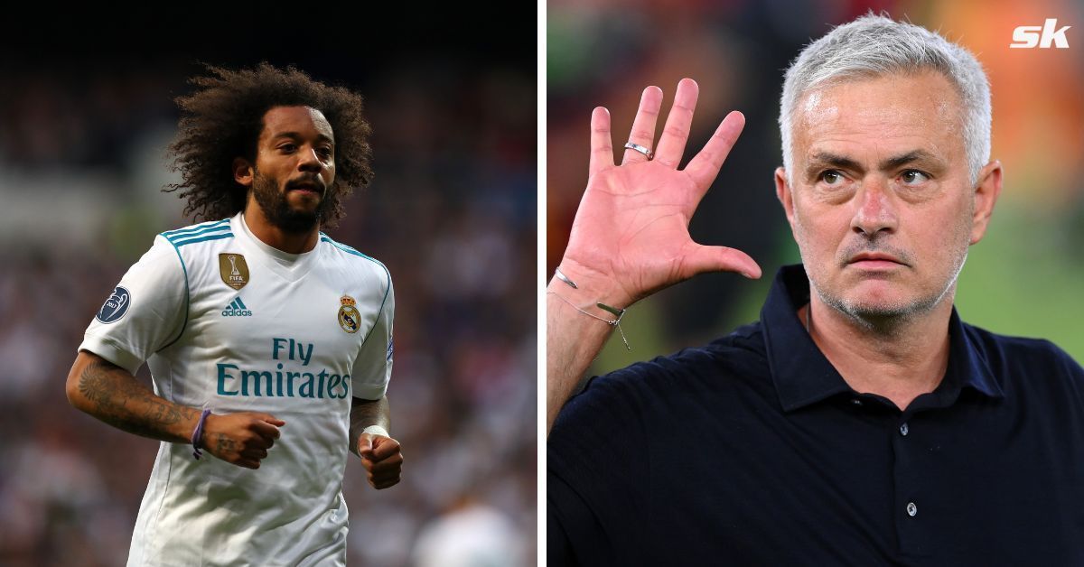 Marcelo (left) &amp; Jose Mourinho (right) - (Image: All images from Getty)