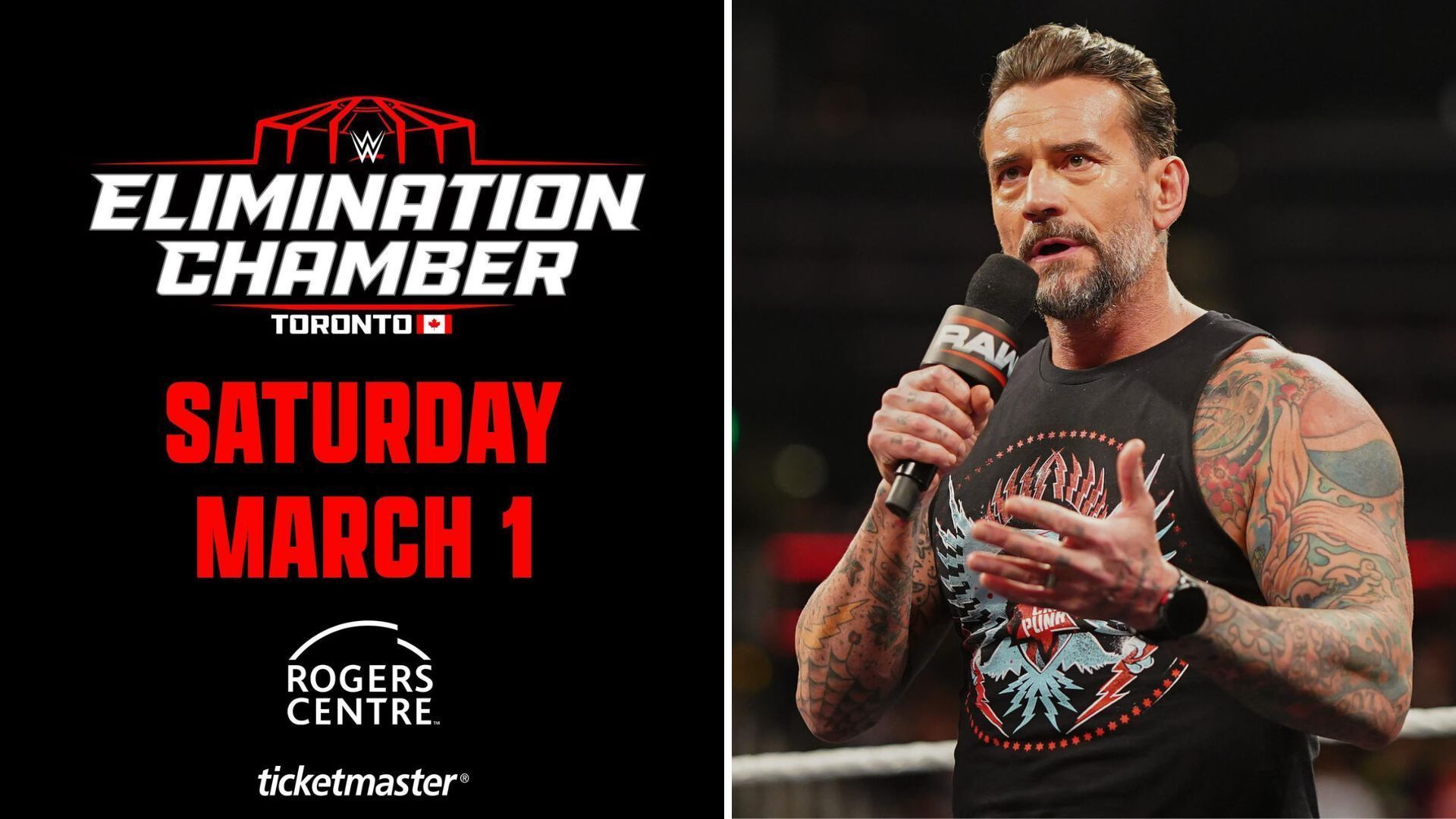 CM Punk could cash in his favor at Elimination Chamber [Image credits: WWE.com and WWE on X]