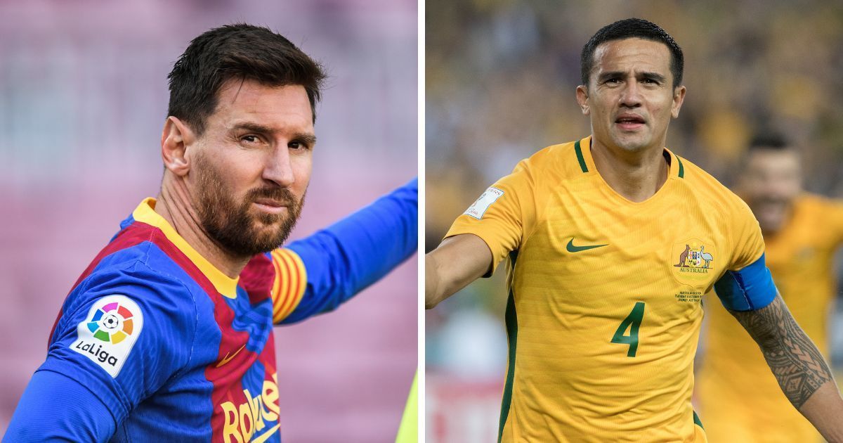 Tim Cahill picks Lionel Messi