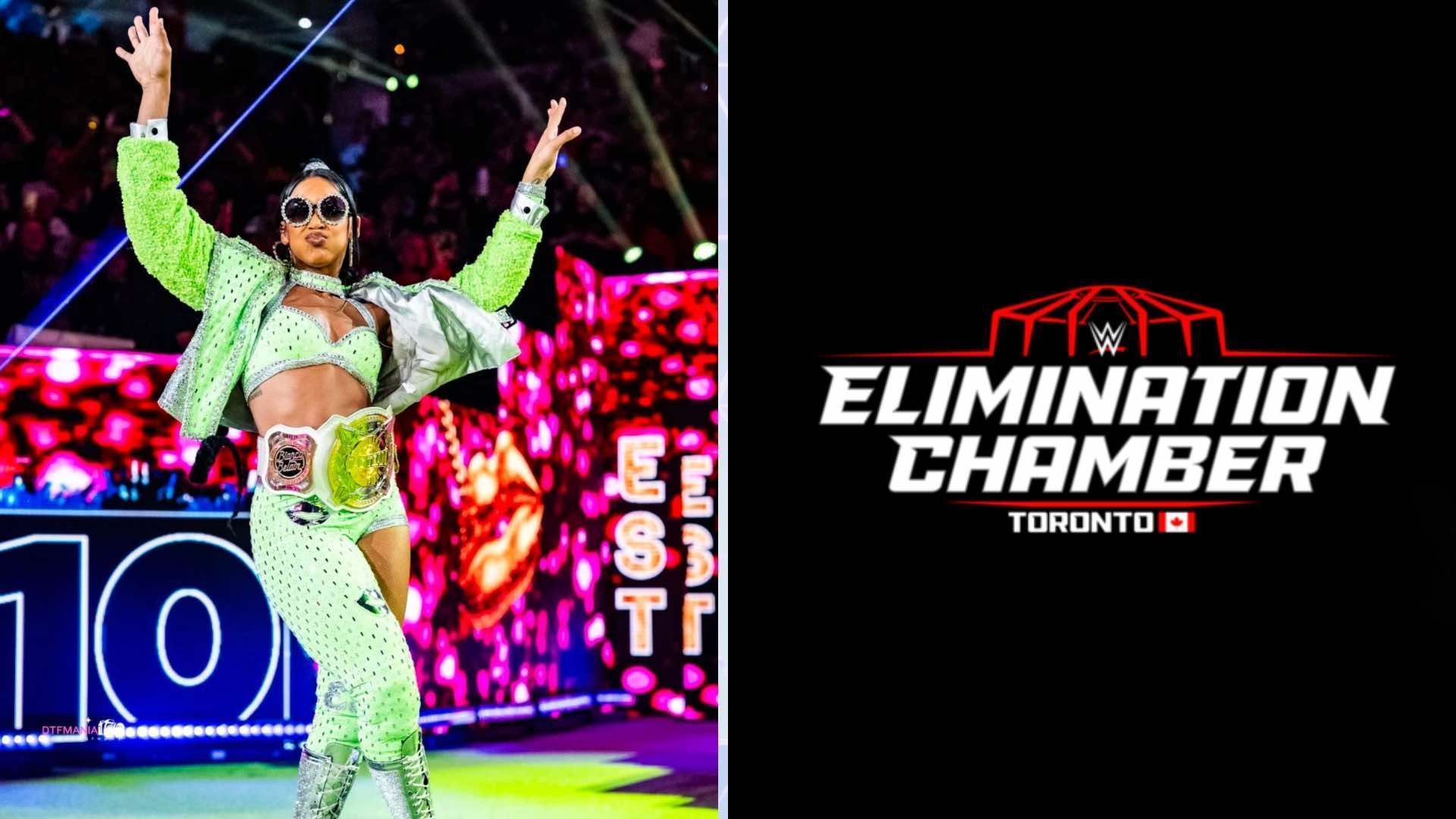 Bianca Belair has qualified for the Elimination Chamber match [Image credits: WWE.com and Bianca Belair