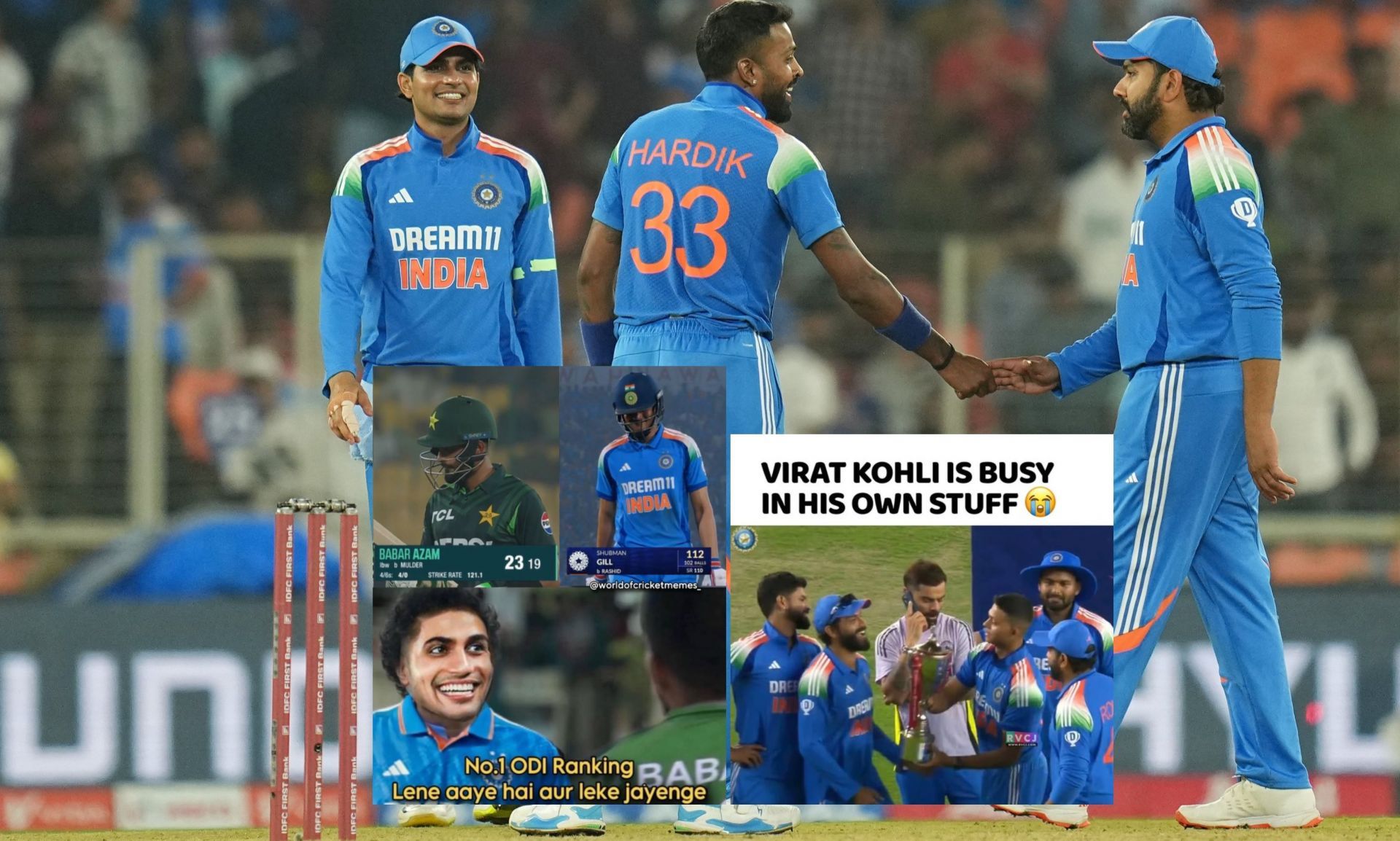 Fans react after India