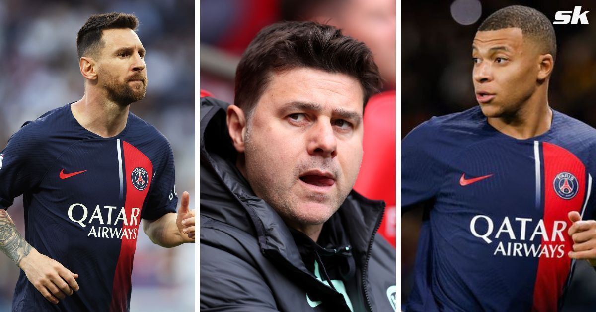 Lionel Messi (left), Mauricio Pochettino (center) &amp; Kylian Mbbappe (right) - (Image: All images from Getty)