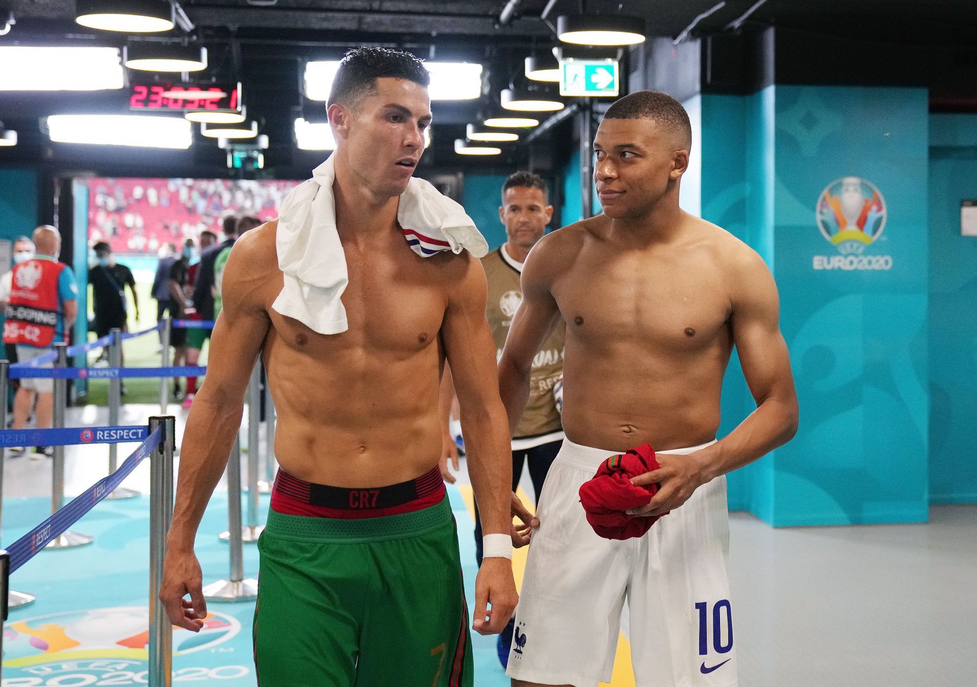 Ronaldo and Mbappe (L to R) - Source: Getty