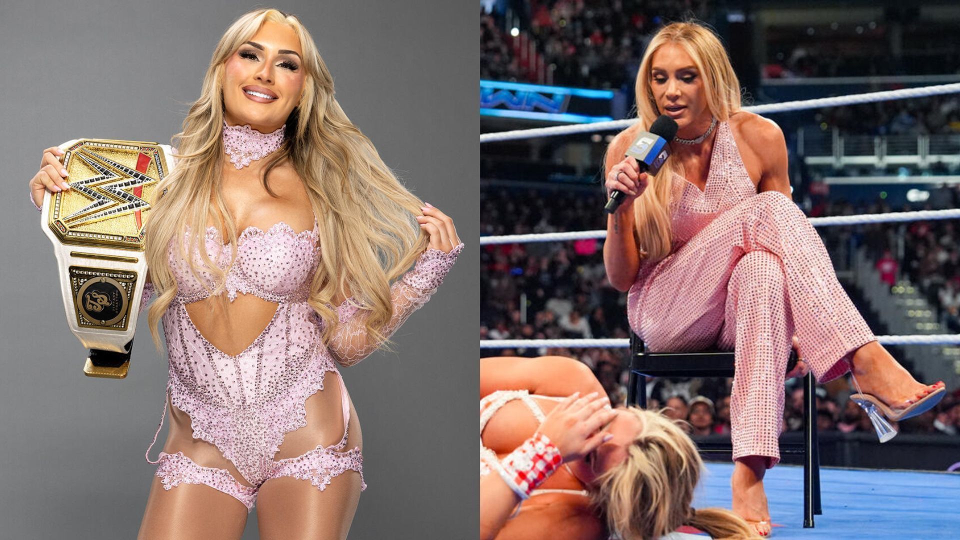 Charlotte Flair vs. Tiffany Stratton is on for WrestleMania 41! [Image credits: WWE.com]