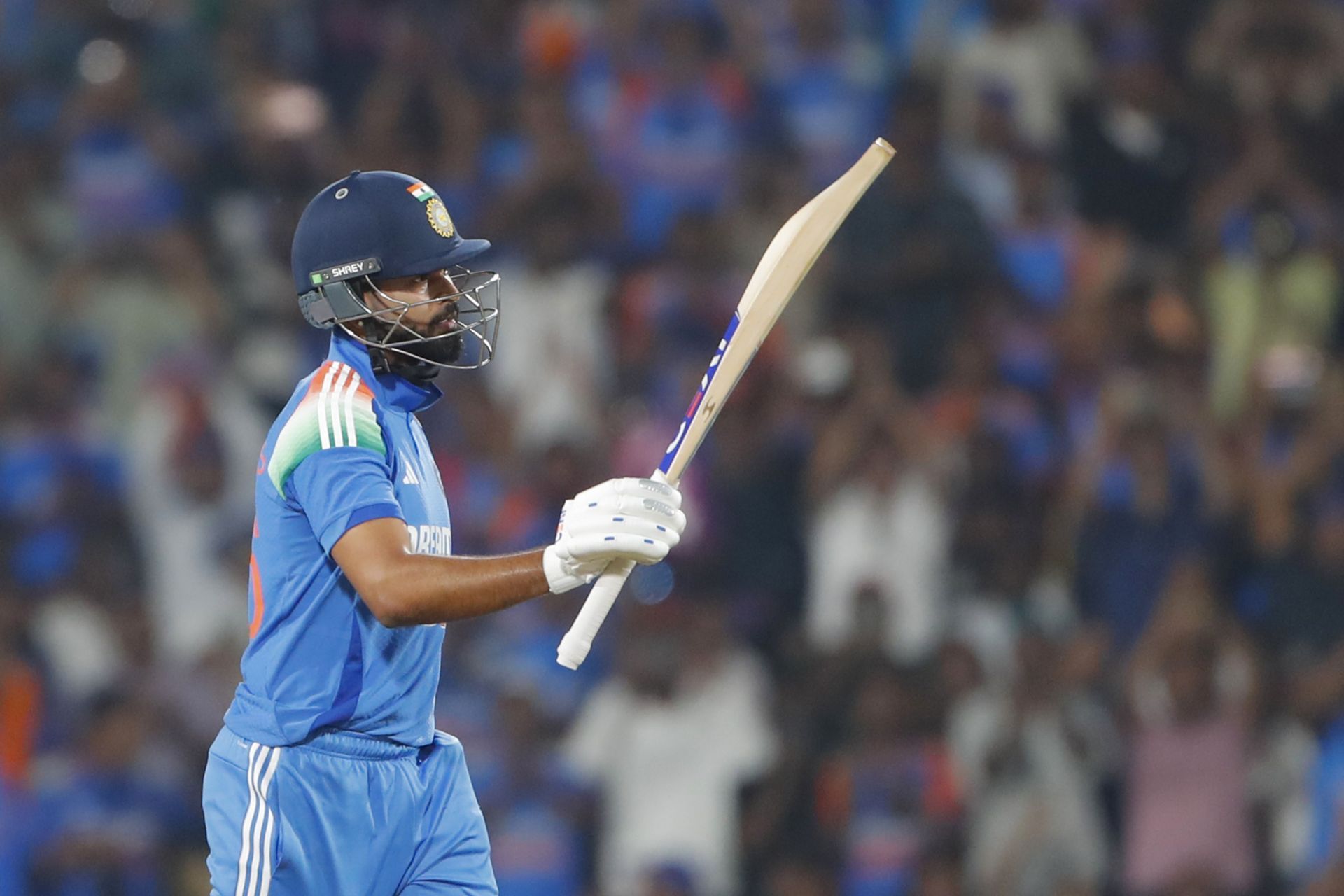 Shreyas Iyer scored an attacking half-century in the first ODI against England. [P/C: Getty]