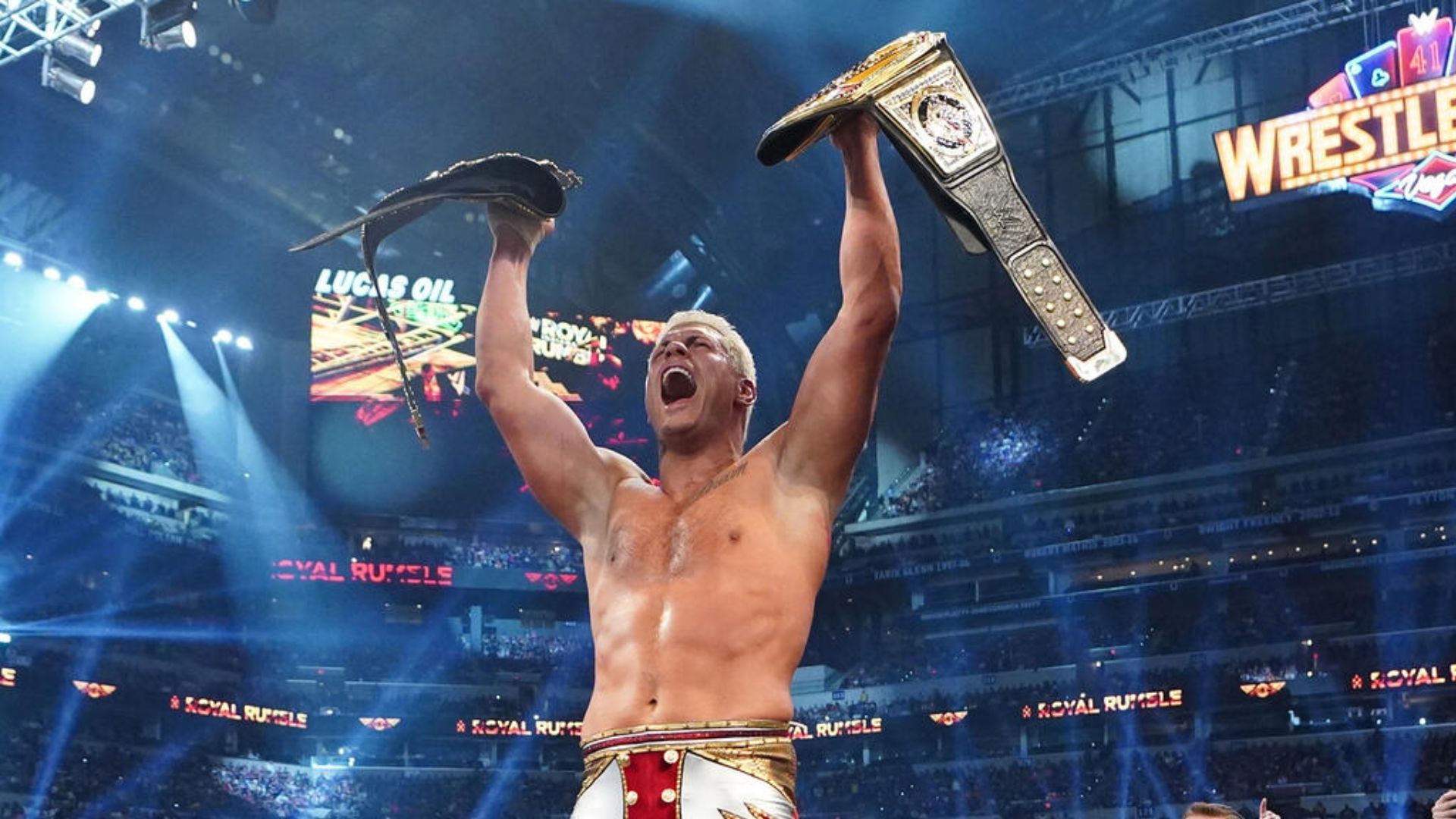 Cody Rhodes will likely head into WrestleMania as WWE Champion. (Image credits: WWE.com)