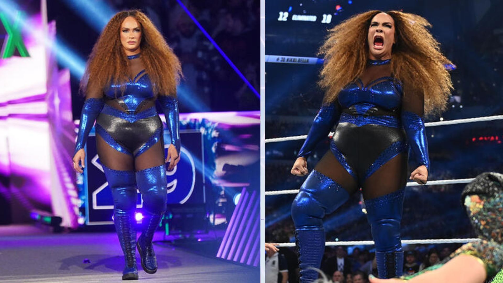 Tiffany Stratton dethroned Nia Jax. [Images Source: WWE.com]