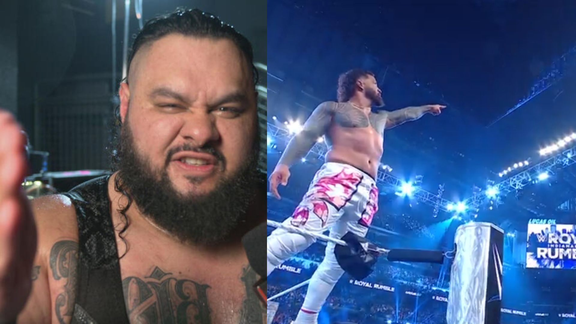 Bronson Reed (left), Jey Uso (right) (Image Credits: WWE.com)