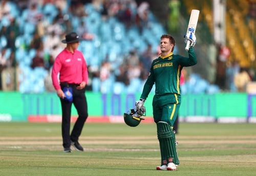 Ryan Rickleton top-scored with 103. (Credits: Getty)