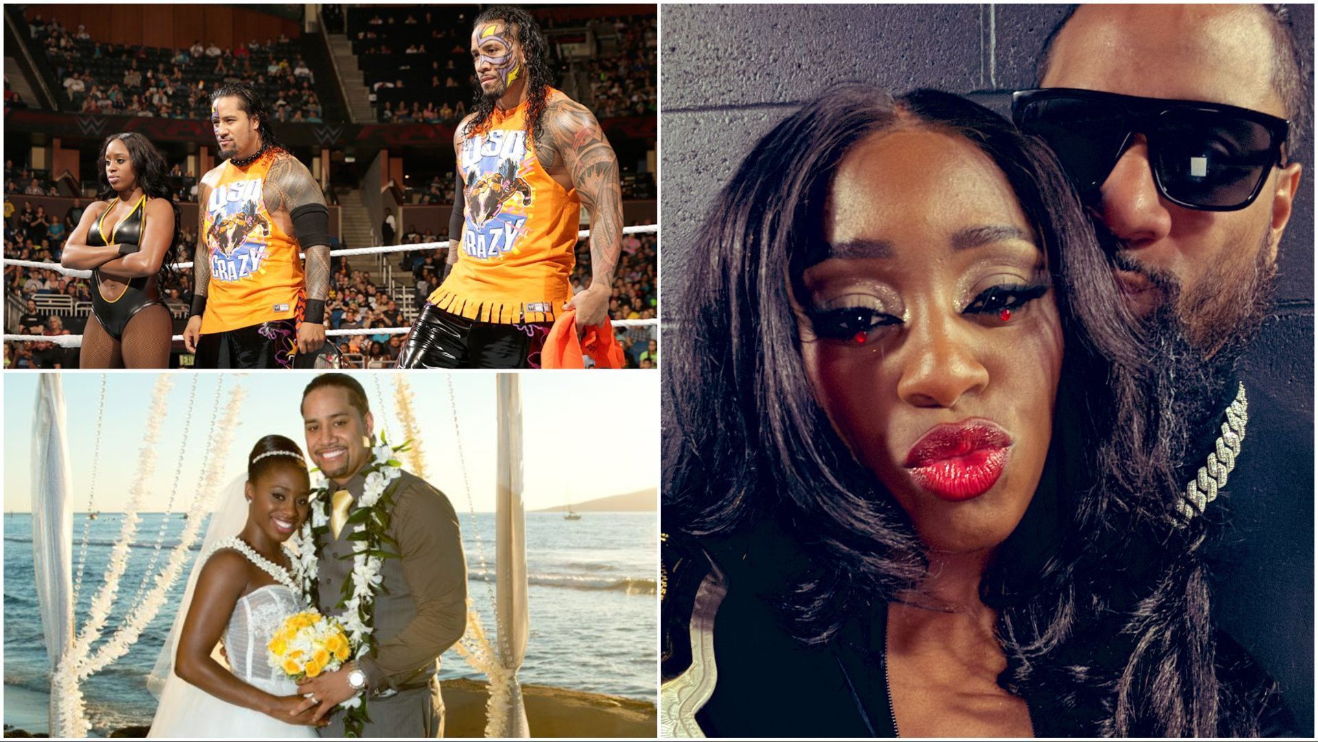 WWE couple Jimmy Uso and Naomi together