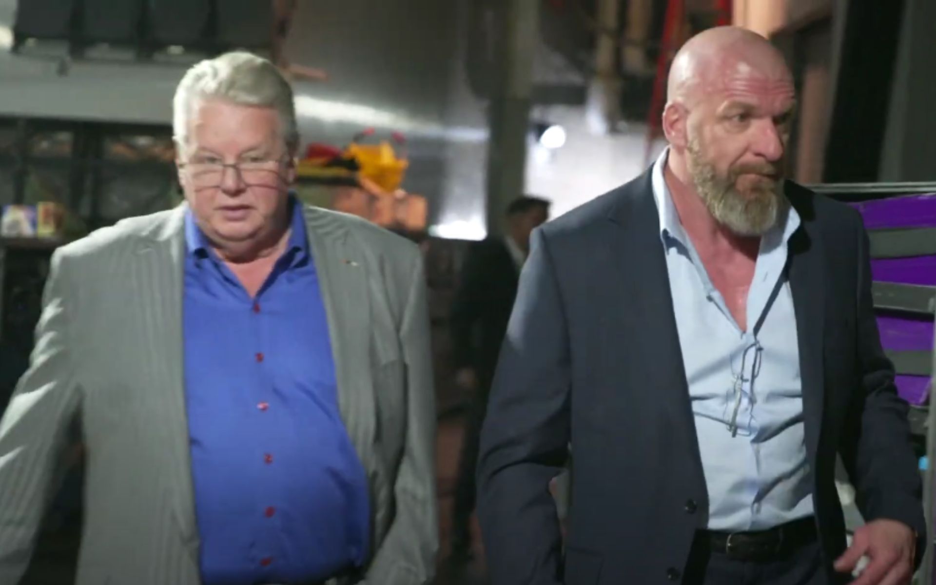 Triple H &amp; Bruce Prichard (Picture Courtesy: WWE on YouTube)