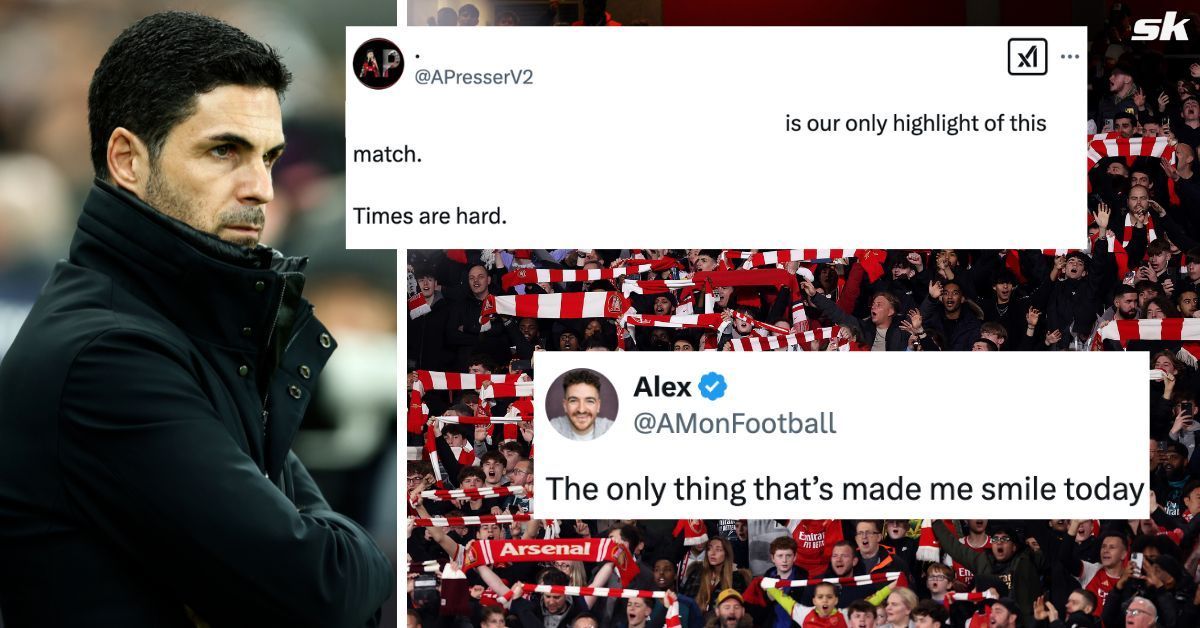 &ldquo;Only good thing from this match&rdquo;, &ldquo;Made me smile&rdquo; - Arsenal fans in love with hilarious moment involving 29-year-old star during 1-0 loss to West Ham