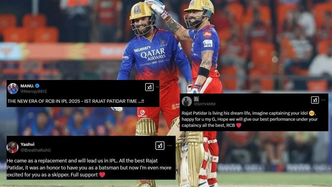"Came as a replacement and will lead us" - Fans erupt as Rajat Patidar appointed RCB captain ahead of IPL 2025