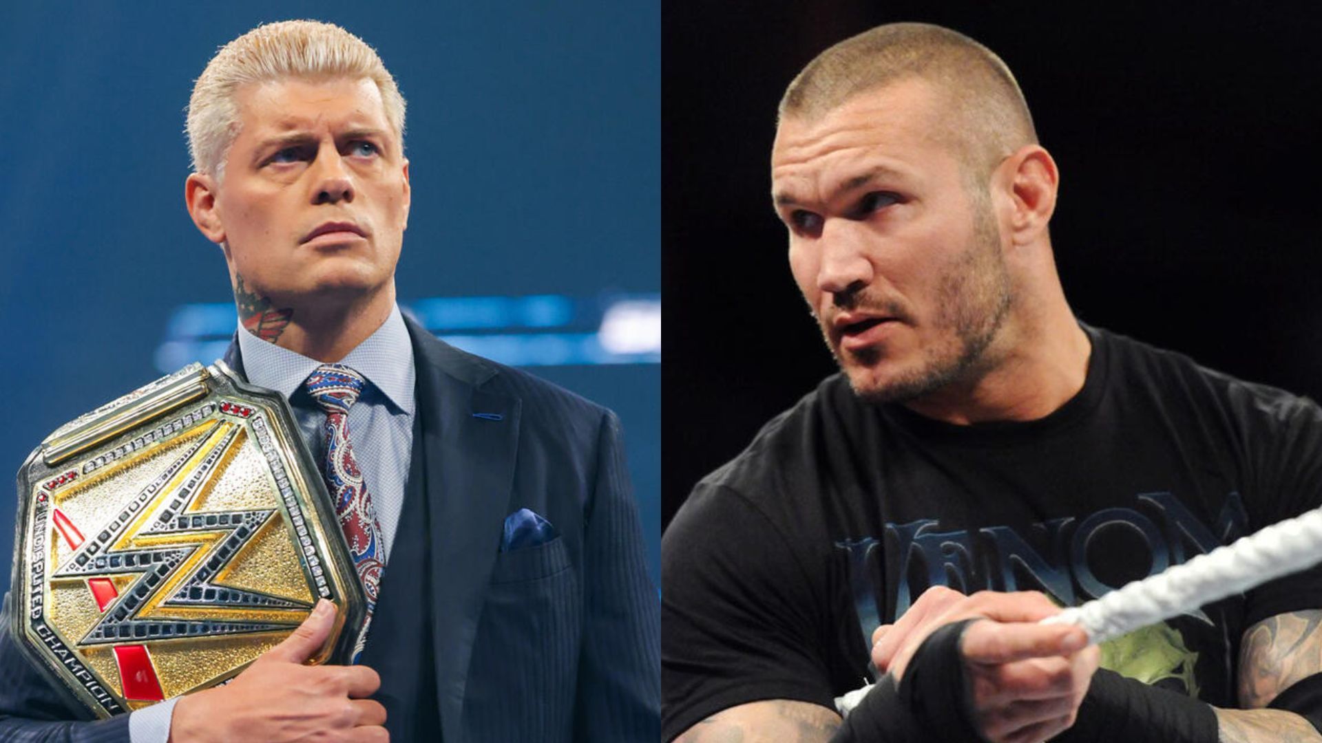 Cody Rhodes; Randy Orton (Images via WWE.com)