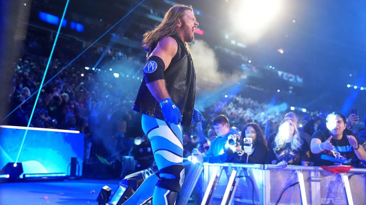 AJ Styles returned at the Royal Rumble (Photo credit: WWE.com)