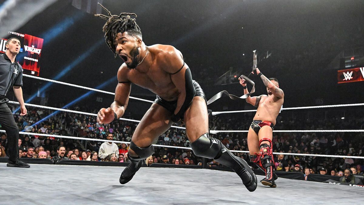 Eddy Thorpe went between the legs to best Trick Williams (Credit: WWE.com)