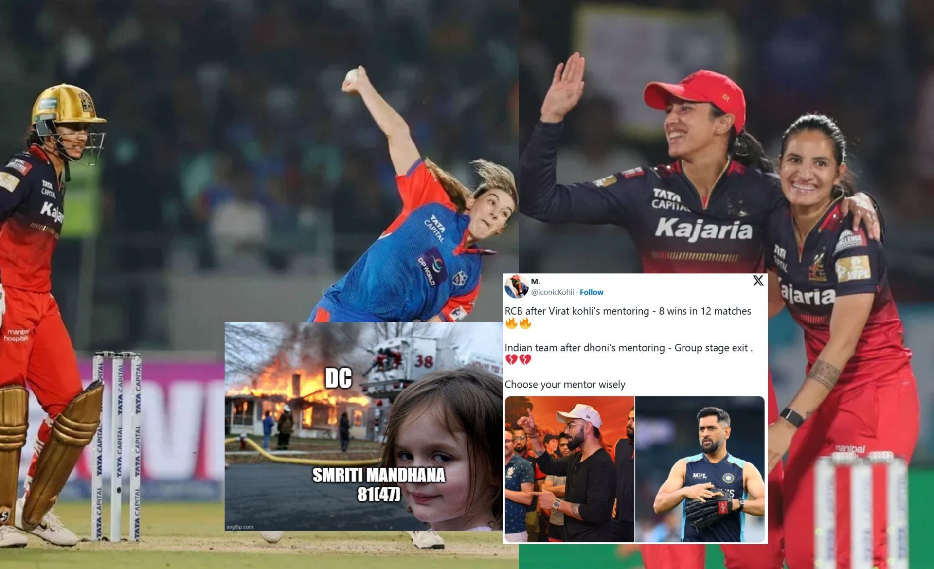 “Choose your mentor wisely”- Top 10 funny memes after RCB’s dominating victory vs DC in WPL 2025