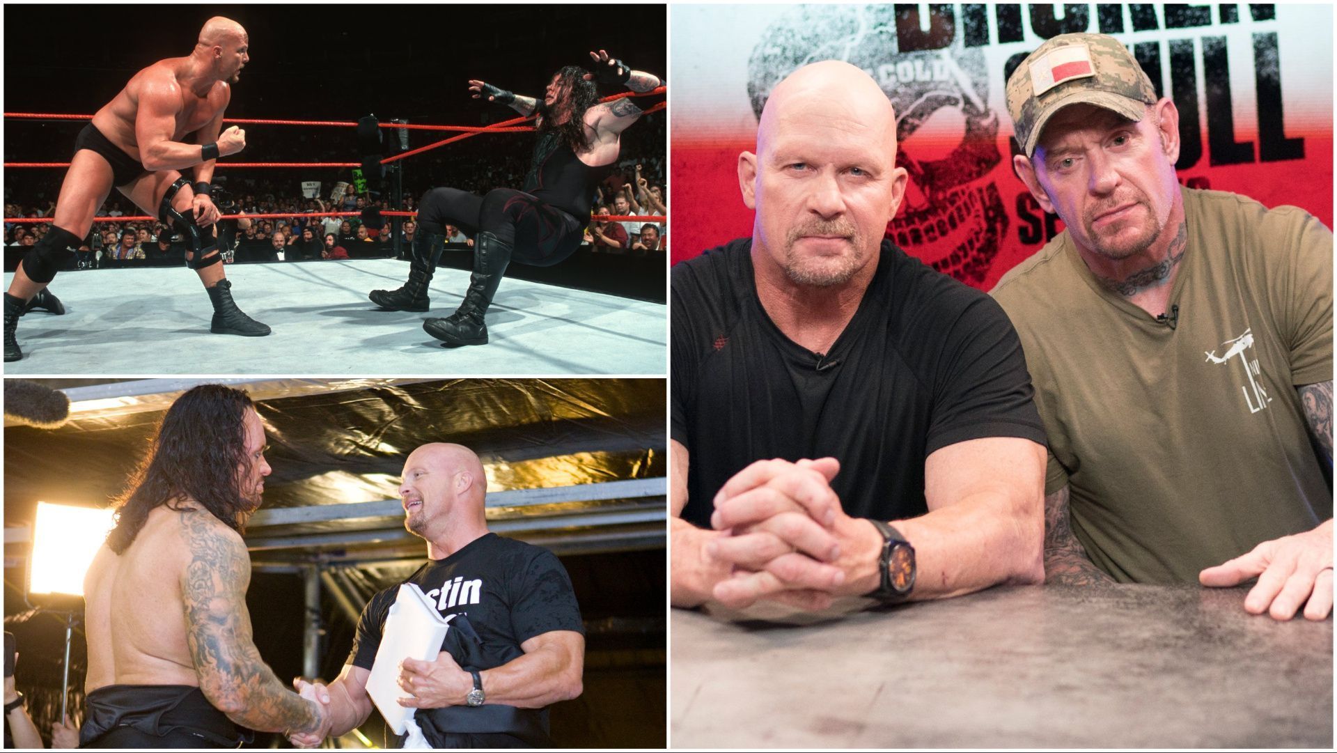 WWE Hall of Famers Steve Austin and The Undertaker