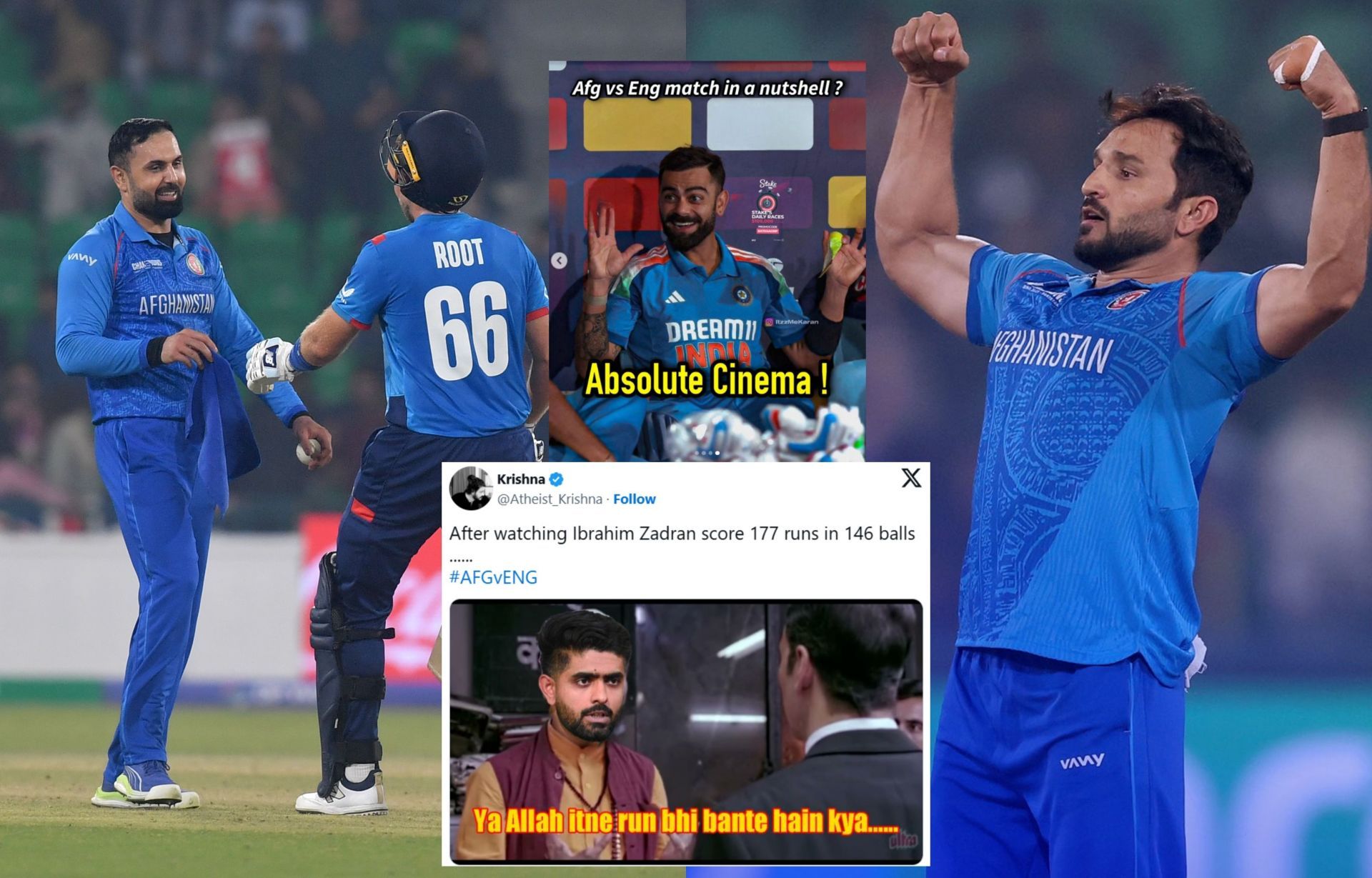 Fans react after Afghanistan