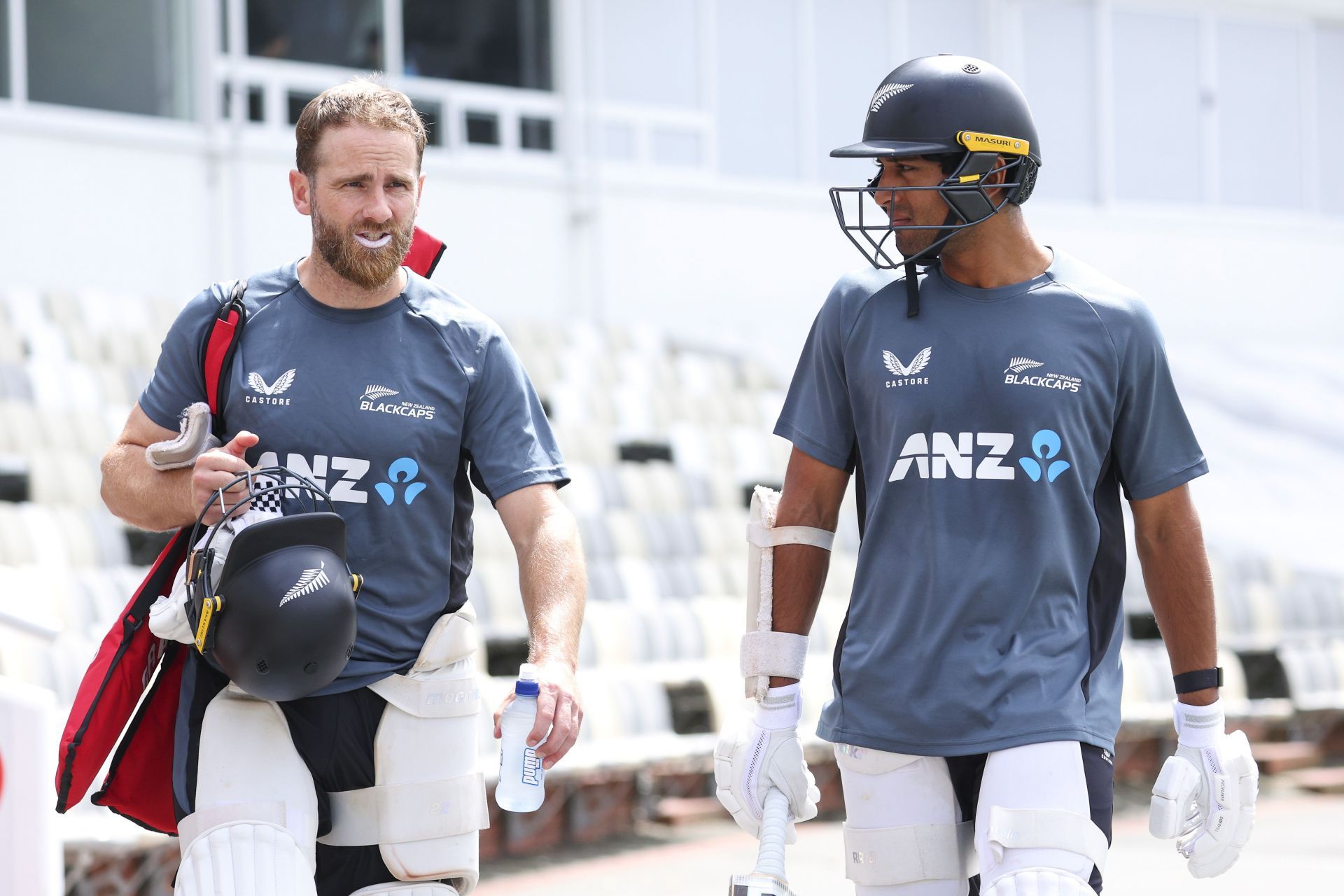 Kane Williamson and Rachin Ravindra. (Credits: Getty)