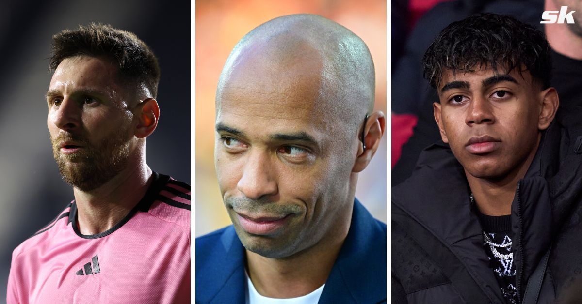 Thierry Henry provides straightforward response when asked to comment on Lionel Messi and Lamine Yamal comparisons (Source: All images from Getty)