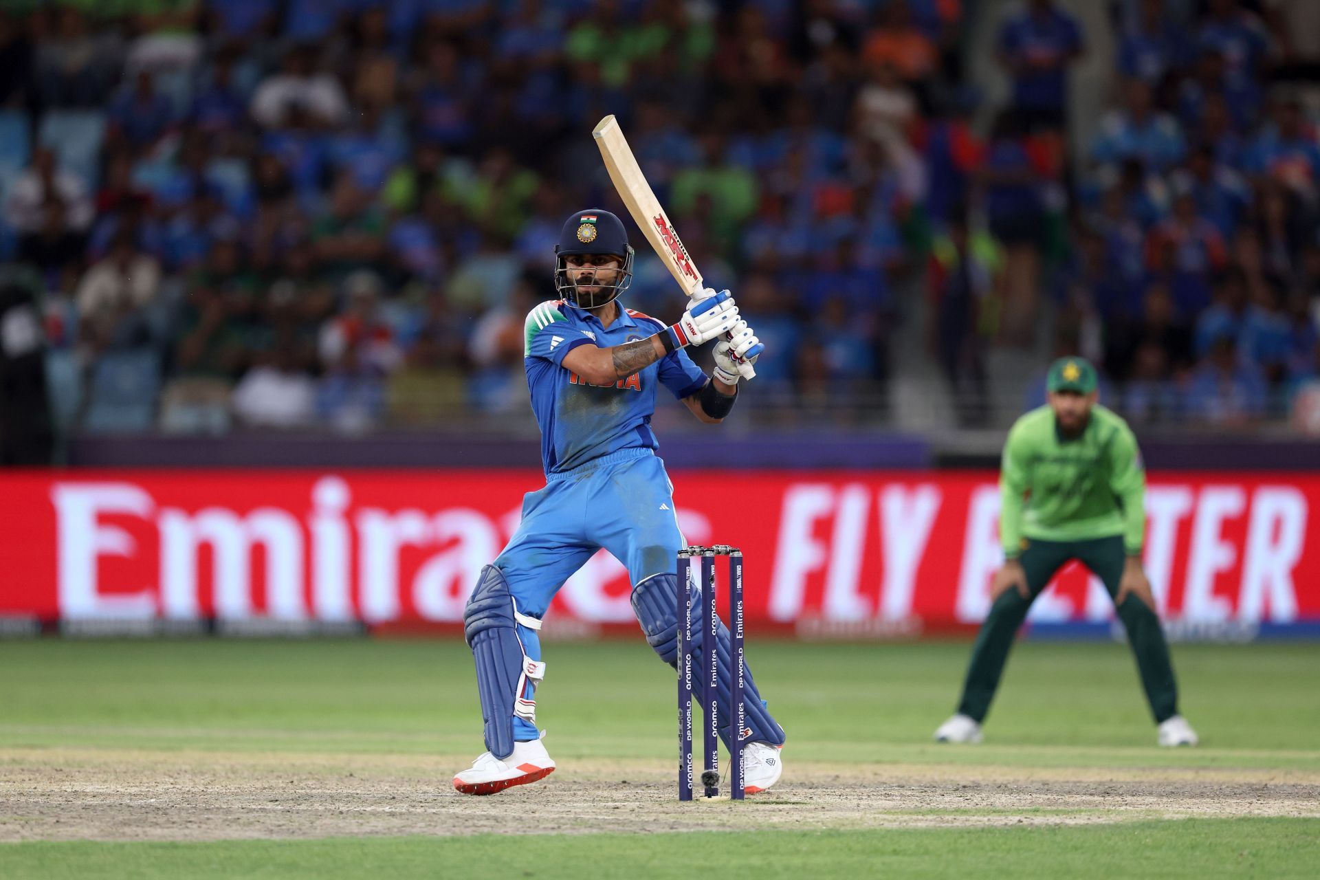 Virat Kohli struck only seven fours during his unbeaten 100-run knock. [P/C: Getty]