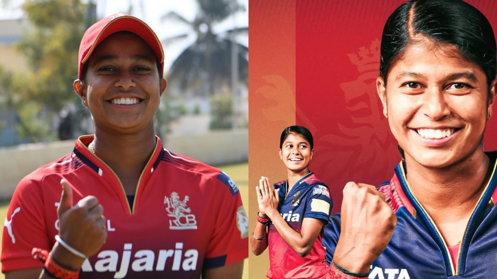 VJ Joshitha made her WPL debut against Gujarat Giants (Image: Instagram/royalchallengers.bengaluru)