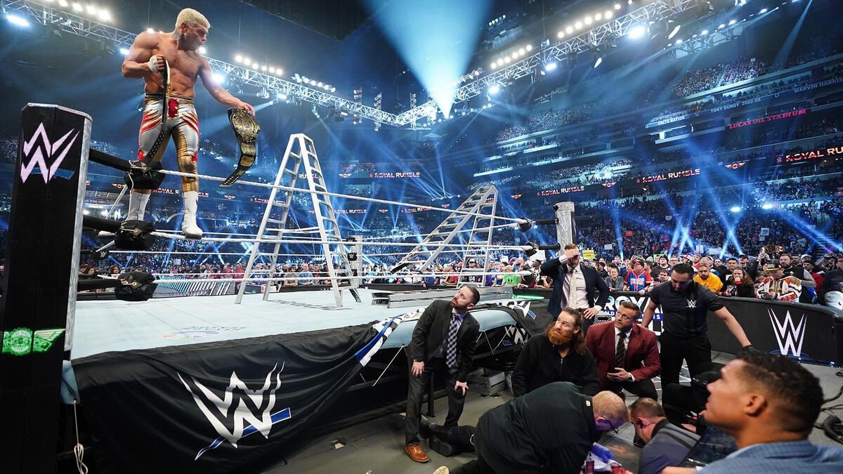 Royal Rumble में जीत के बाद कोडी रोड्स (Photo: WWE.com)