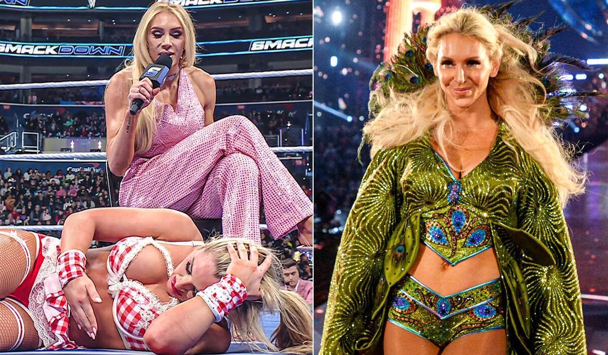 Charlotte Flair will face Tiffany Stratton at WrestleMania 41. [Image credits: WWE.com &amp; X]