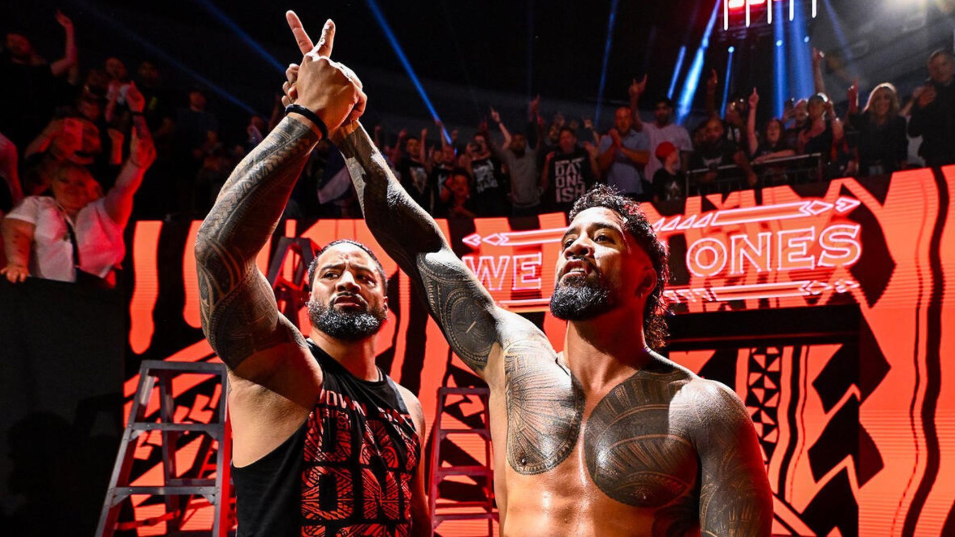 The Usos at WWE Money in the Bank 2023! [Image credit: WWE.com]